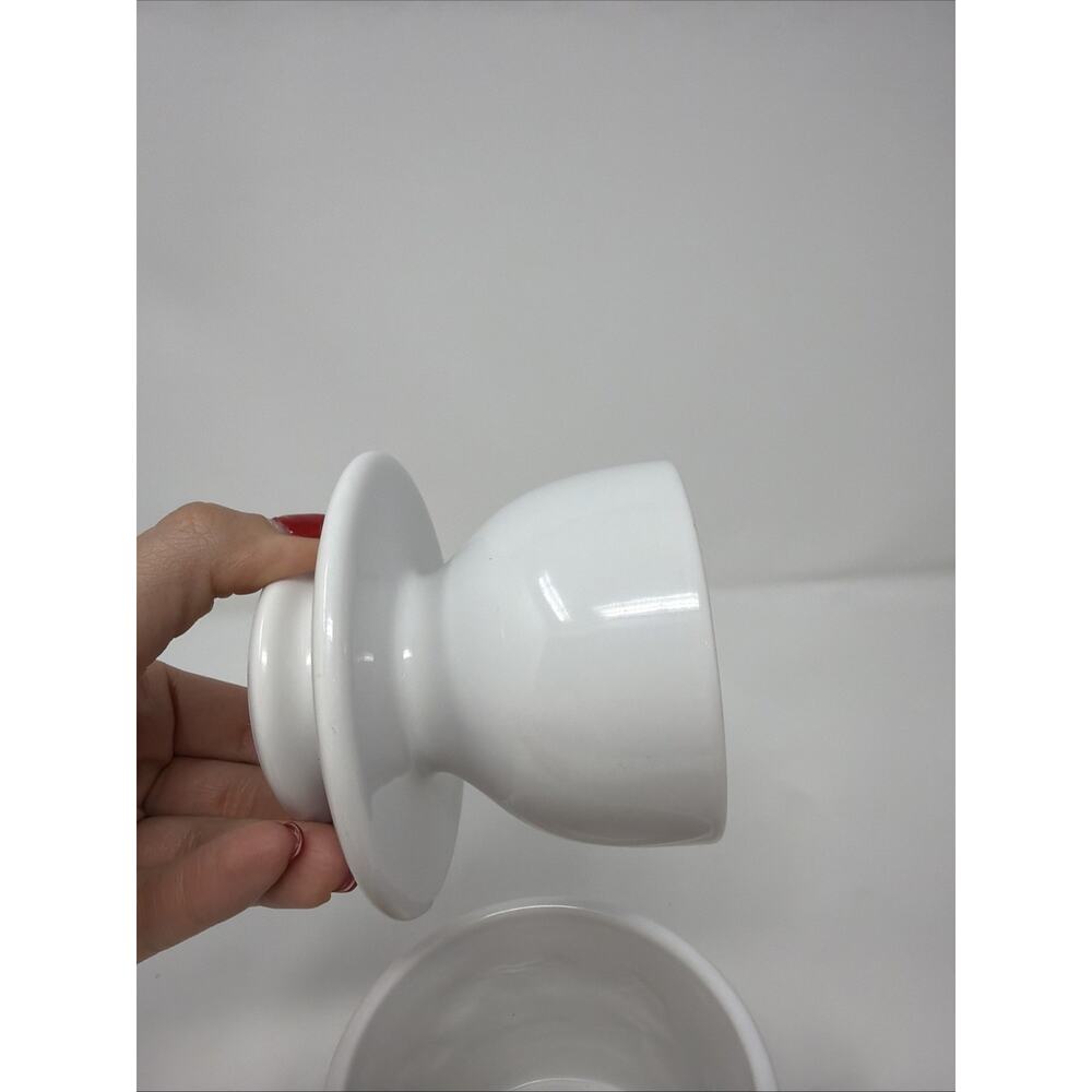 Butter Bell Crock by L. Tremain 2000 Ceramic White Floral Original - Picture 6 of 10
